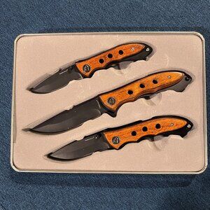Timber Wolf Limited Edition 3 Knife Set In Presentation Case